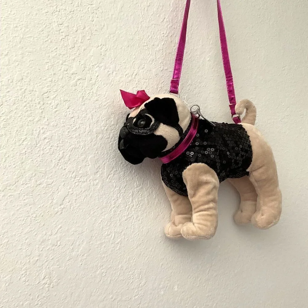 POOCHIE & CO PUG POOCH BLING PURSE
